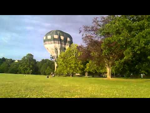 Hot Air Balloon crash landing