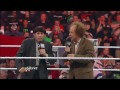 Kane chokeslams Raw guest star Curly from 'The Three