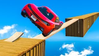 IMPOSSIBLE CAR SKILL TEST! (GTA 5 Funny Moments)