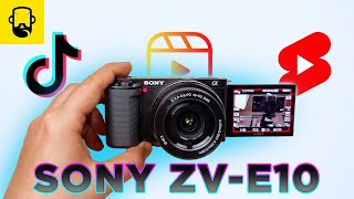 Обзор Sony ZV-E10 - Камера для YouTube и TikTok