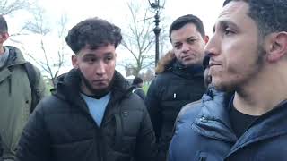 SHAMSI STRONG DISCUSSION WITH 2 NEW CHRISTIAN VISITORS! CAN YOU PROVE? - speakers corner 9/12/18