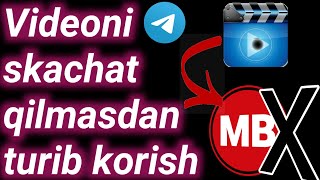 Telegramda Videoni Ochmay Turib Korish | Videolarni Skachat Qilmasdan Ko'rish | Vidioni Yuklamasdan
