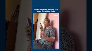 Kendisine Sormadan Instagram Açan Eşine Kızan Kadın