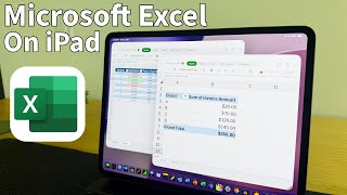 A Guide To Microsoft Excel On The M4 Ipad Pro. Tool Bars, Formulas, Pivot Tables, And More