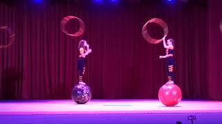 Circus Girls On Balloons