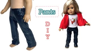 Pants For 18-Inch Dolls. Fashionable, Sports, Pajama Pants. Sewing Pattern