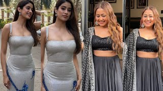Janhvi Kapoor And Neha Kakkar Present At Superstar Singer 3 Set