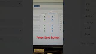 Press Save First In Kidkar For Daily Menu Screen