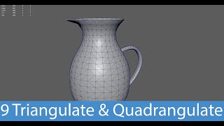 9 Triangulate And Quadrangulate Tools Maya Tutorials Hindi