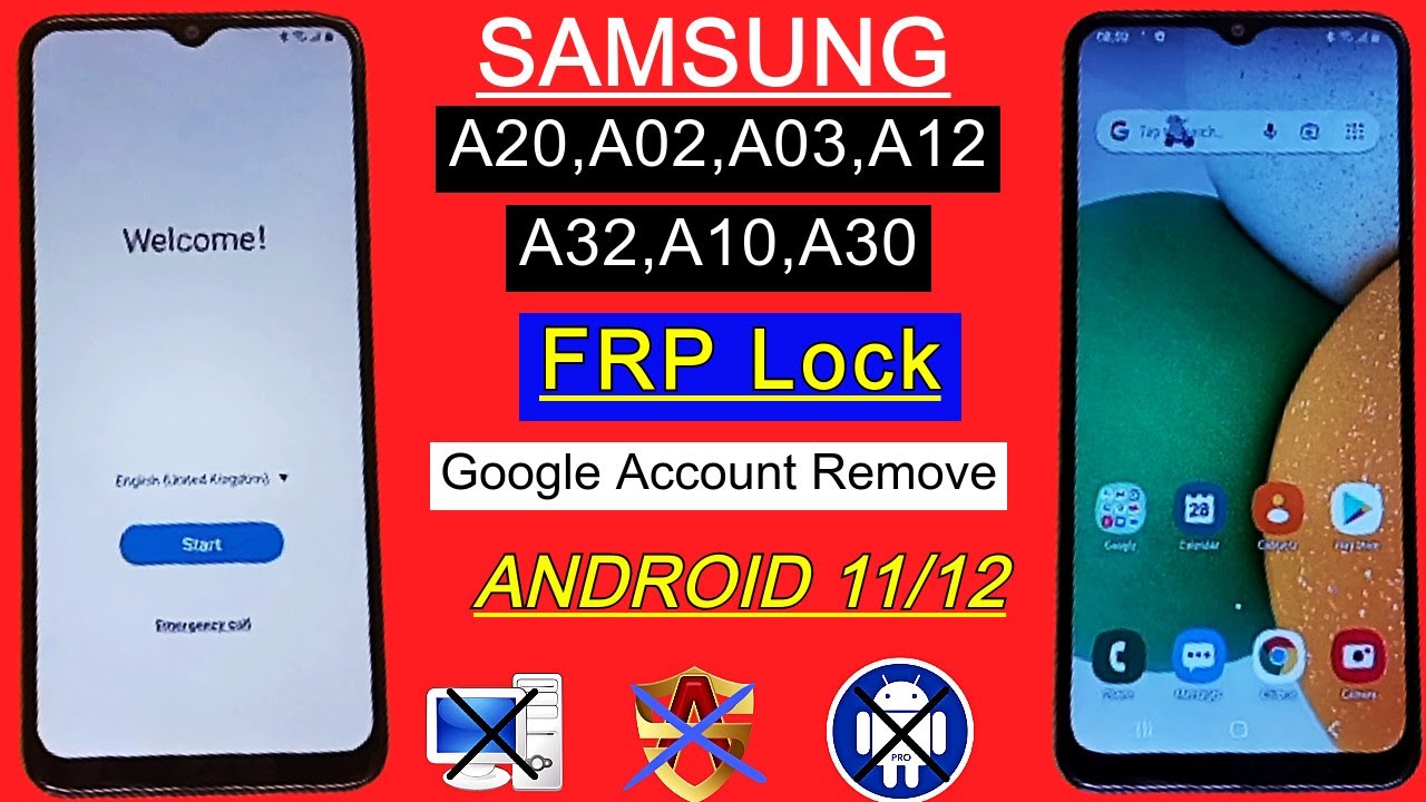 Samsung A20,A02,A03,A10,A32,A12 Frp Lock Remove Android Samsung A20,A02,A03,A10,A32,A12 Frp Lock Remove Android