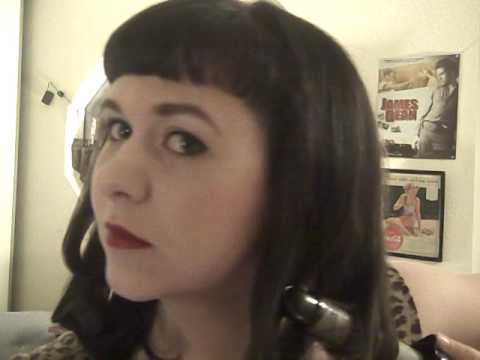Bettie Page inspired hairstyle I tried to make it look as much like hers as