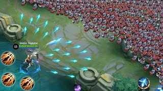 500% Attack Speed Miya Honor Skin Vs 1,000 Minions
