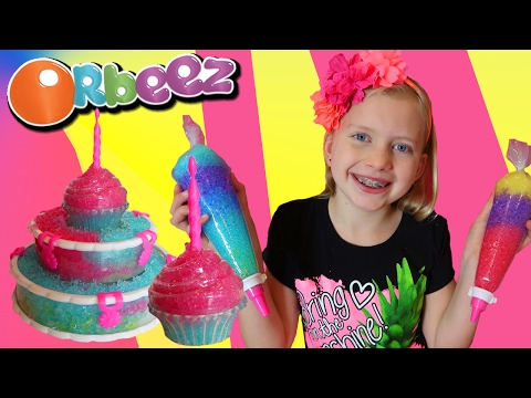 DIY Orbeez Crush Birthday Cake, Cupcake with Sweet Treat Studio & Safari Animals