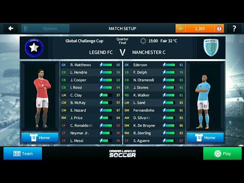 Legend fc vs Manchester city - Dream League Soccer Indonesia