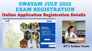 Swayam Exam July 2025Online Applicationstep-By-Step Procedure