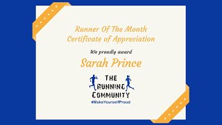 Runner Of The Month | The Running Community Runner Of The Month October 2020