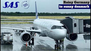 4K Flight Report Stormy Berlin To Sunny Copenhagen Sas A320Neo Economy