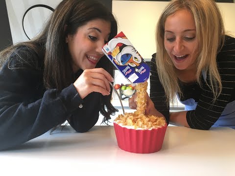 Cereal Gravity Cake Tutorial