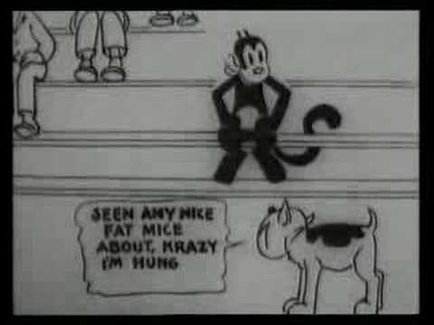 krazy kat and ignatz mouse at the circus (1916)
