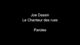 Watch Joe Dassin Le Chanteur Des Rues video