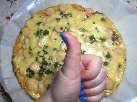 Быстрая пицца на сковороде! Сочно и вкусно!😋😋😋 Быстрая пицца на сковороде! Сочно и вкусно!😋😋😋