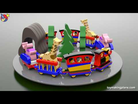 How to Make a Wooden Toy Train