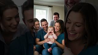 Family Photo Fail Baby Steals The Spotlight With A Giant Yawn