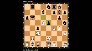 Granda Zuniga, Julio E Vs Barlov, Dragan - Zagreb Interzonal1987.??.?? - 1-0
