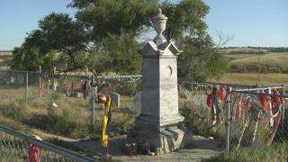 Wounded Knee Massacre Site & Mass Grave!,...South Dakota!