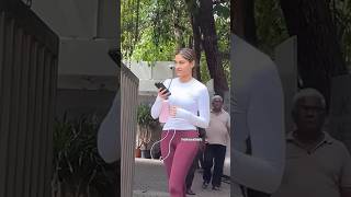 Saiee Manjrekar Going Back After Her Workoutthe Unseen Shorts