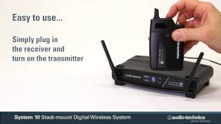 Audio-Technica System 10 Stack-mount Digital Wireless Systems