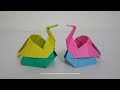TUTORIAL - Origami Sitting Crane (Creator: Kazukuni Endo)
