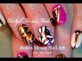 Nail Art Tutorial | Easy Glam Nails | Pink Black and White Glitter Nail Design!