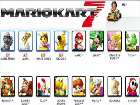 mario kart 7 3ds character unlock mario kart 7 3ds character unlock