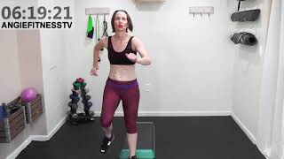55 MINUTE WORKOUT | POWER WALK & YOGA STRETCH | INDOOR WALKING| POWER WALK WORKOUT