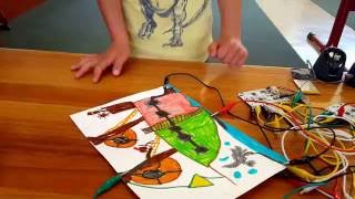 Pirates and a dolphin: Creative Tech sound drawings