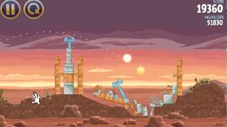Angry Birds Star Wars Level 1-9 Tatooine Walkthrough