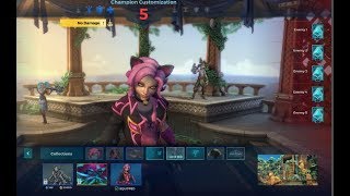 Paladins Ob64 Alley Cat Maeve Gameplay Legendary Street Justice Level 1 Card Build