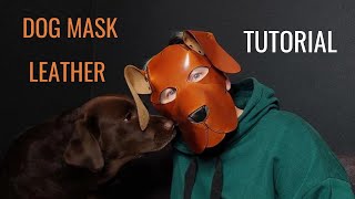 Leather Dog Mask Pattern: The Ultimate Diy Tutorial. Diy Leather Mask