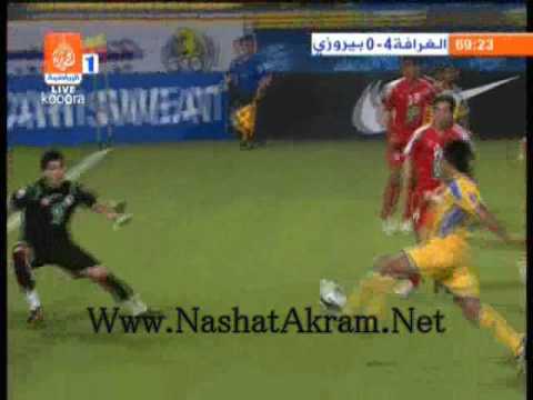 Nashat's assist & Goal Vs Piroozi, Iran. Game ended 5-1 Al Gharafa.
