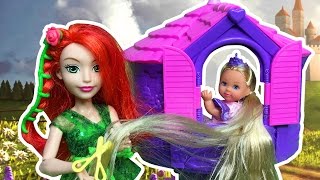 Rapunzel masalı çizgi film tadında evcilik oyunu | Evcilik TV