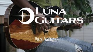 Vista Wolf Tropical Wood Left-Handed Acoustic-Electric Guitar