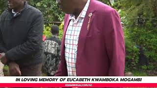 Celebrating The Life Of The Late Eucabeth Kwamboka Mogambi-Kiamirega, Ichuni.