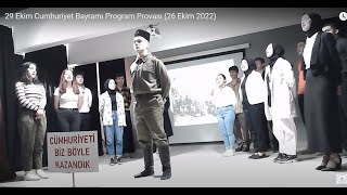 29 Eki̇m Huri̇yet Bayrami Programi 2022