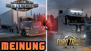 Ats Vs Ets2 Was Ist Der Unterschied? Meine Meinung Ats Kenworth W900