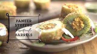 Paneer Stuffed Kiwifruit Barrels | Recipe by Zespri - Directed by Swati Desai