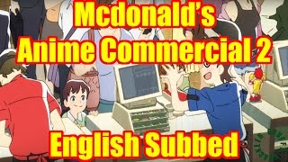 McDonald's Anime Commercial 2 English Subbed