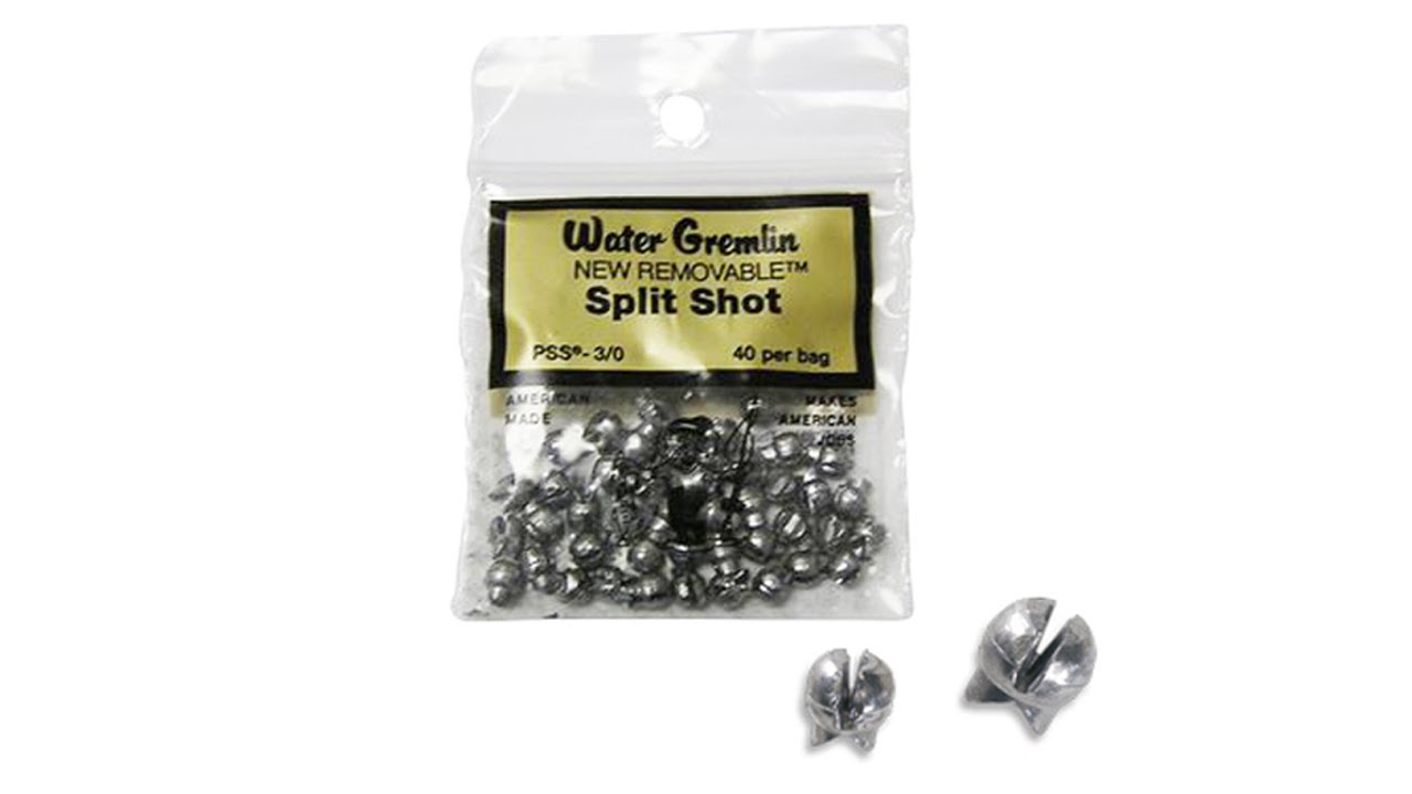 water gremlin removable split shot fly fishing weights water gremlin weight chart