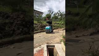 Rodillo Vibrocompactador Doble De 1 Tonelada Operador A Bordo