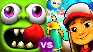 Subway Surfers Vs Zombie Tsunami Gameplay Bird Egg Break Vs Fly Board